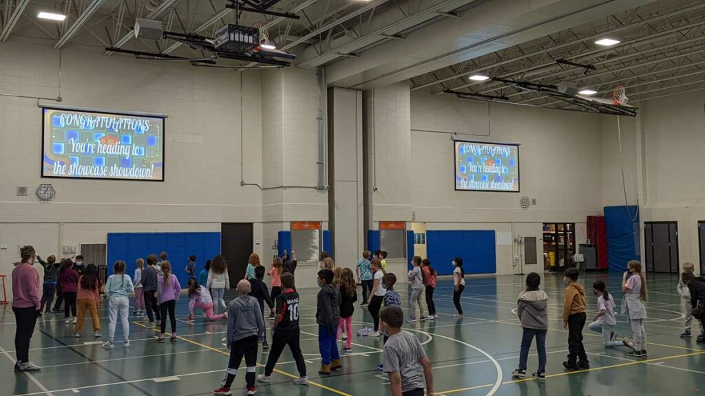 School Gymnasium Display Screen