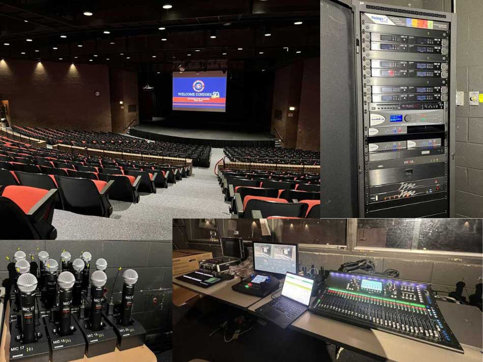 Curie High School post installations montage