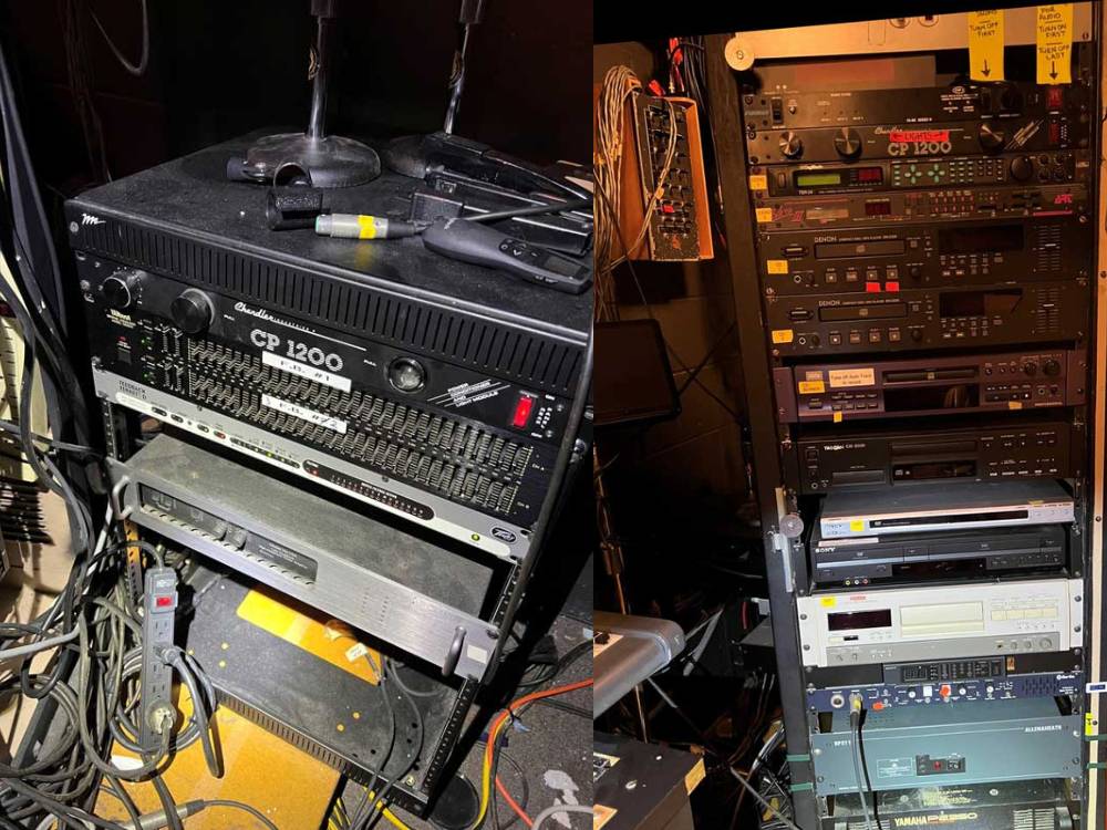 Outdated AV configuration at Chicago Public School - photo 1 & 2