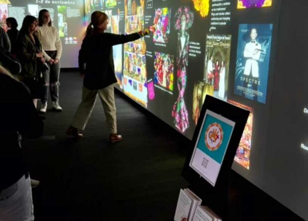 Visual display system at Boise State Luminary